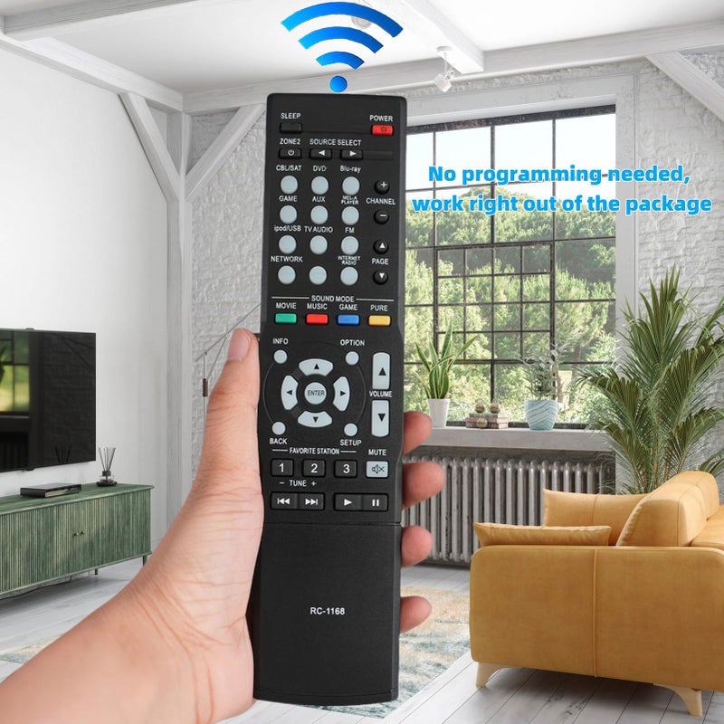 Kassionel Replaced Remote Control Compatible for Denon AVR-1913 AVR-2113CI AVR-E400 Home Theater AV Receiver System - Image 2